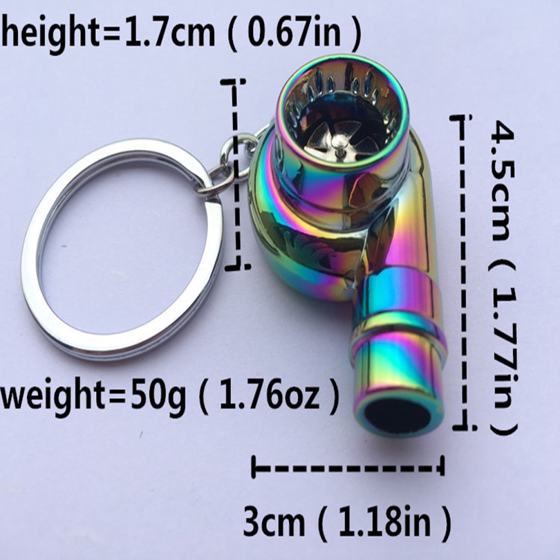 Turbo Keychain Auto Turbolader Schlüsselring Mini Schlüsselring Aktivität freundlicher Schmuckstücke Auto schlüsselring Auto keychain Auto Styling