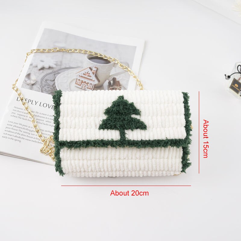 Bolsos creativos para manualidades, materiales de tejido artesanal, bolsa tejida a mano, gancho de pestillo práctico, accesorios de fabricación de bolsas de tela de malla, hecho a mano