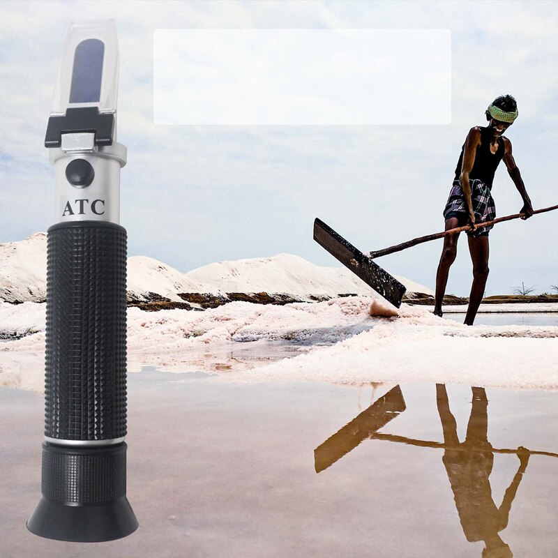 Salzgehalt Refraktometer 0-10% 1,000-1,070 SG Optische Salzgehalt Meter Salometer für Meerwasser Marine Aquakultur Lebensmittel Salz Tester