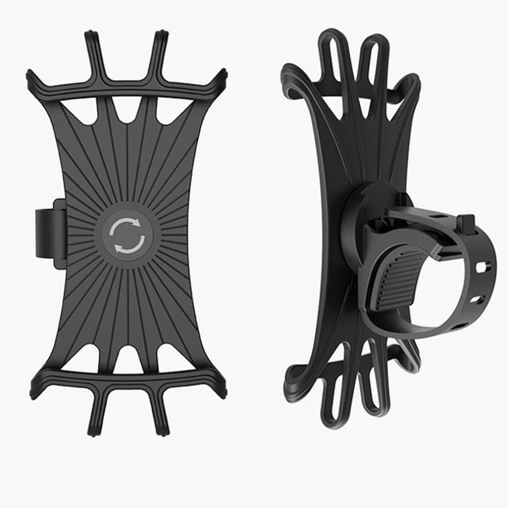 Universal phone holder Silicone bicycle mobile phone riding bracket 360 degree rotatable Mobile phone riding bracket