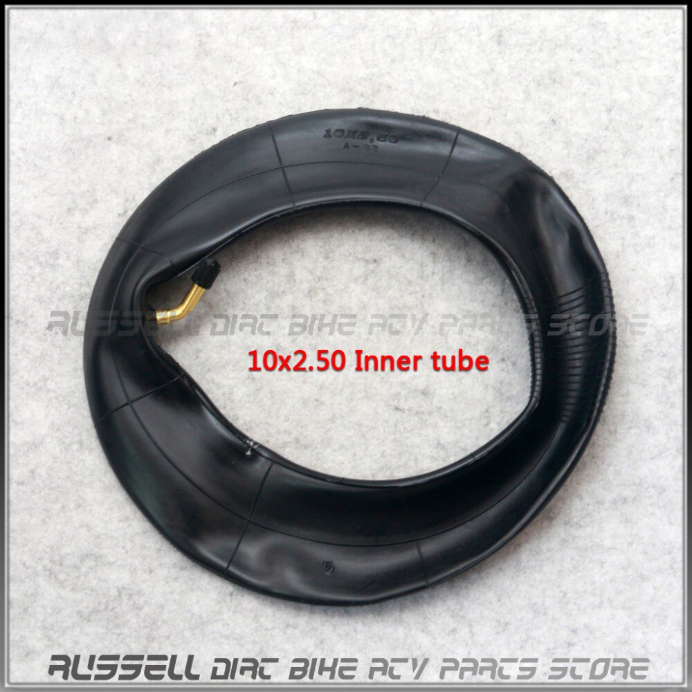 10x 2,50 innenrohr und reifen für Schnelle 3 Inokim OX NULL 10 Mini Motorrad Elektrische Klapp Roller Vorderen Hinten räder Gebogen Ventil: Butyl rubber tube