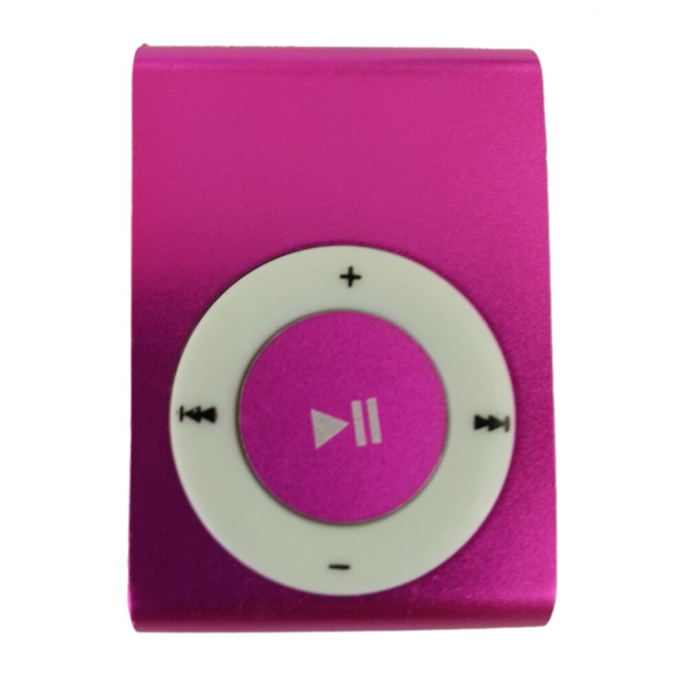 Mini Clip MP4 Player Waterproof Sport MP4Music Player Portable MP4 Player: Pink