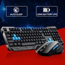 2.4G Wireless Connection Keyboard Mouse Combos bluetooth Keyboard Auto Sleep Long Battery Life for Home Computer