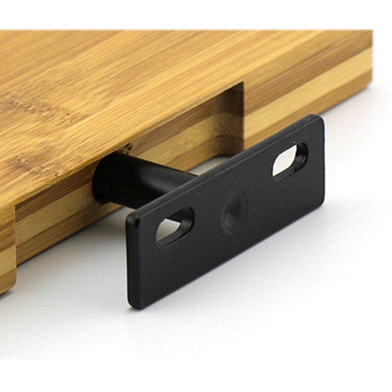 6Pcs Floating Shelf Brackets Concealed Blind Shelf Support for Raw Wood Shelves