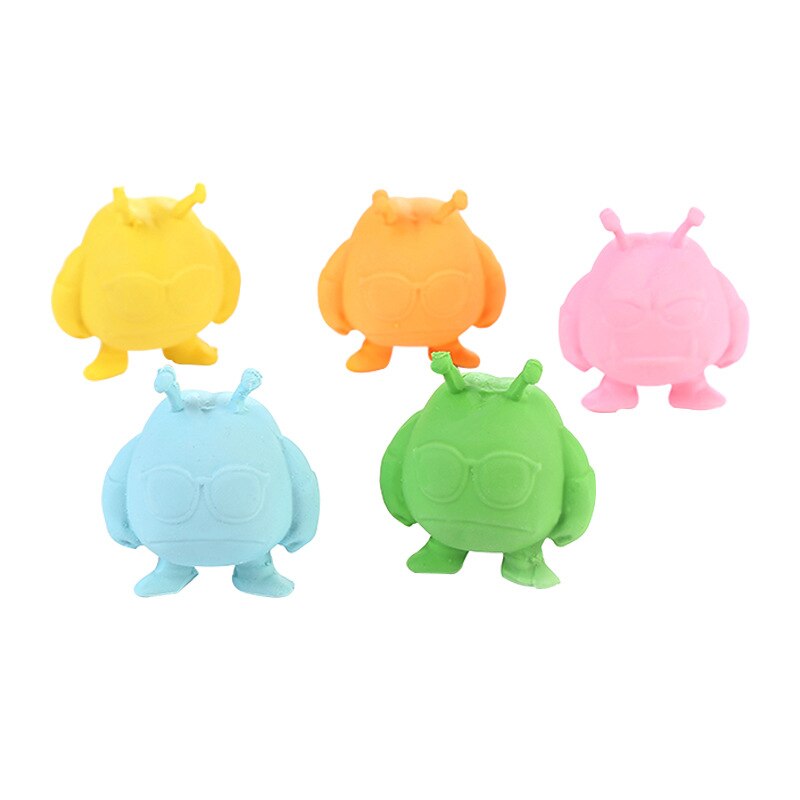 Dog Chew Toy Sound Robot Latex Nibble Toy Little Man Shape Bite-resistant Molar Pet Supplies Teeth Clean Puppy Toy Pet Supplies