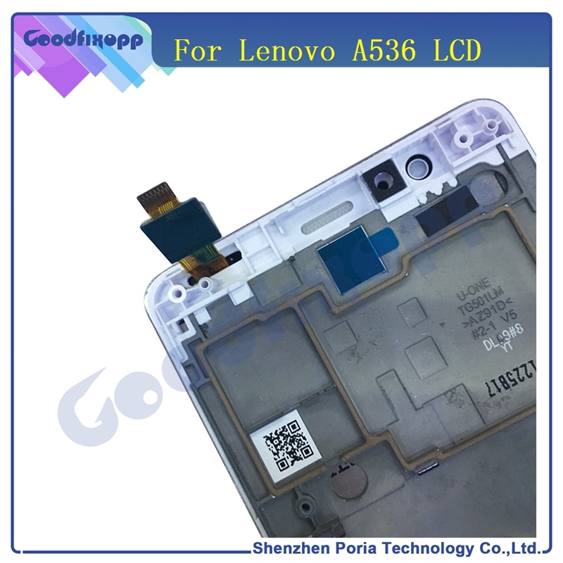 For Lenovo A536 LCD Display Touch Screen Digitizer Assembly Original LCD Display For Lenovo A536 Phone Panel Replacement