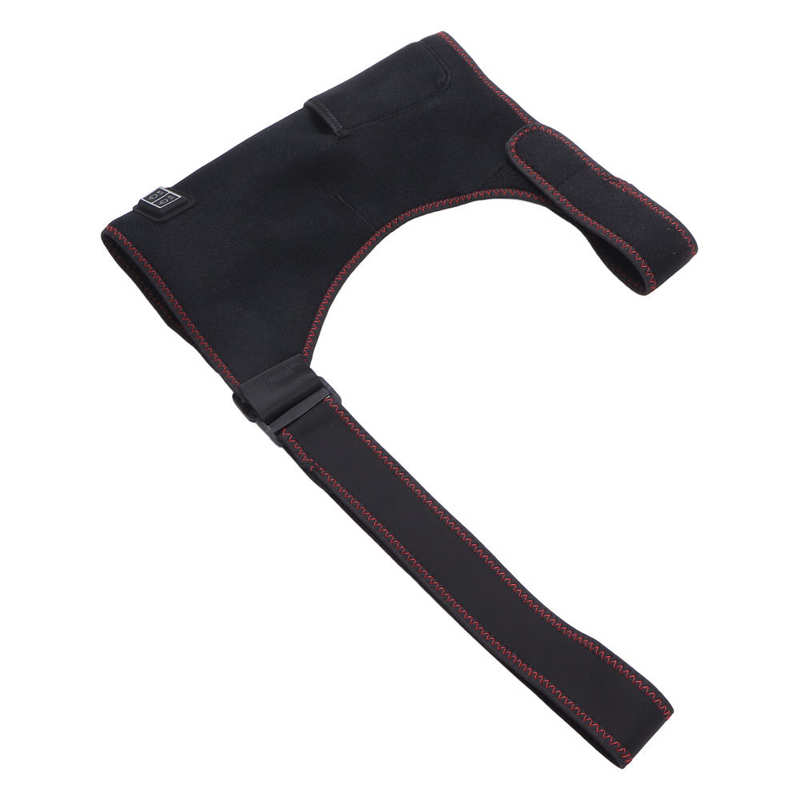 Heated Hip Wrap Brace Pain Relief Far Infrared Widen Strap Thigh Heating Pad 3 Vibration Modes Ergonomic for Groin for Home