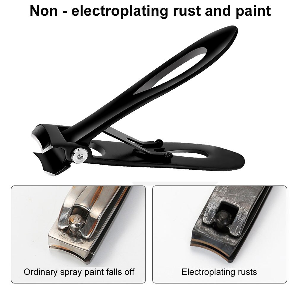 1Pcs Metal Wide Curved Mouth Thick Nail Trimmer Toenail Fingernail Cutter Clippers Nail Tools Manicure cutters