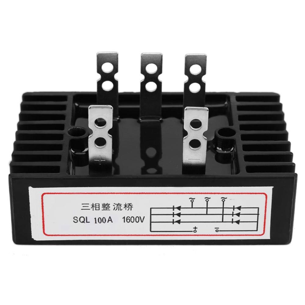 SQL100A 1600V Bridge Rectifier Three Phase Diode Bridge Rectifier AC to DC Bridge Rectifier Module