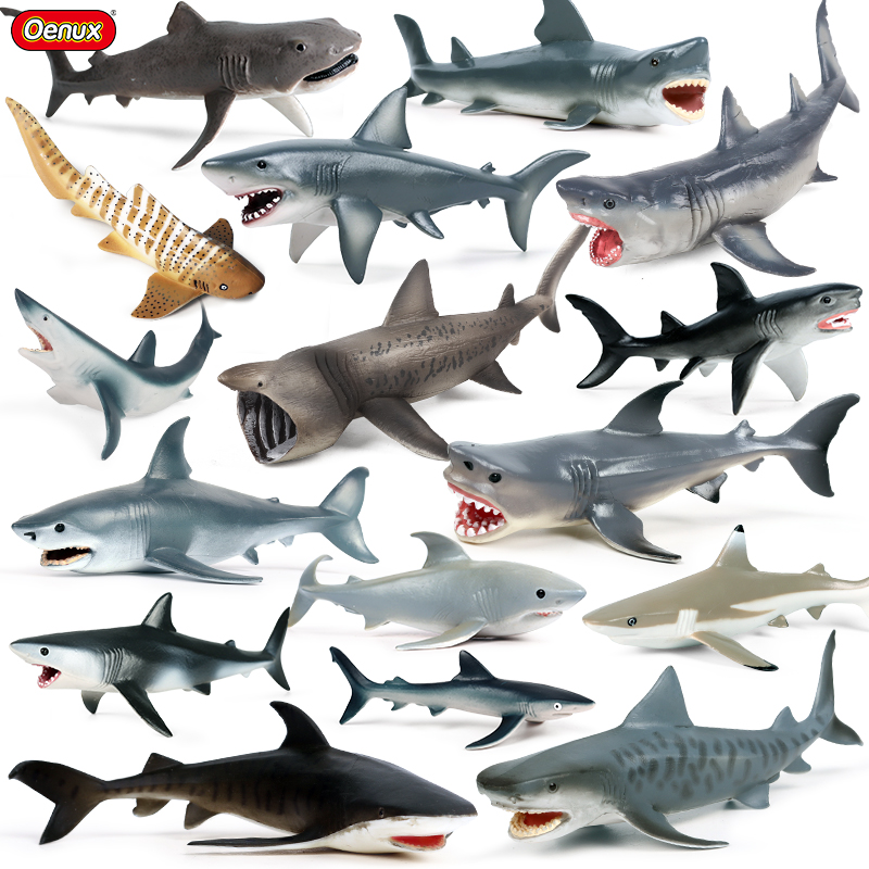Oenux Zee Leven Onderwater Wereld Walvishaai Krab Schildpad Action Figure Aquarium Ocean Marine Dieren Model Pvc Onderwijs Kinderen Speelgoed