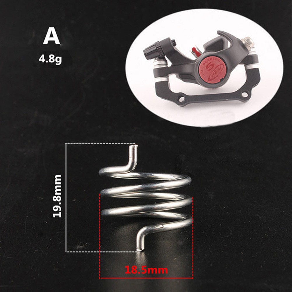 Ressort de frein à disque de vélo pour BB5 BB7, étriers mécaniques en acier, bras de frein à disque mécanique, pince à circlips, partie de ressort de rappel: WHITE