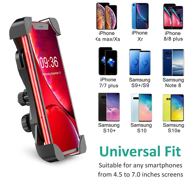 Sykkel telefonholder sykkel mobil mobiltelefon holder motorsykkel til iphone samsung xiaomi gsm holder sykkel sykkelstøtte  d30