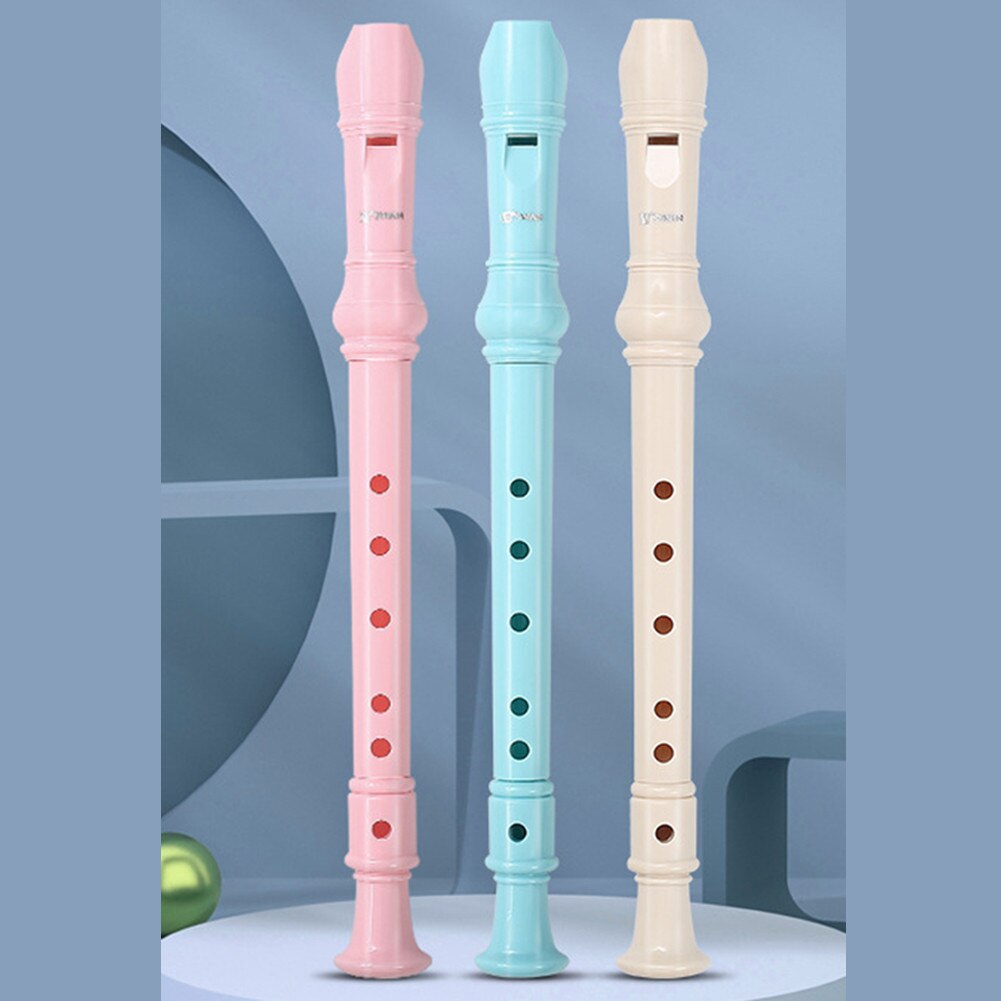 6/8 Holes Long Flute Soprano Recorder Flute Instrument For Children Educational Tool Beginner C Key Unique Sound Structure