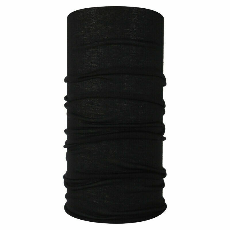 Unisex turban magisk tørklæde udendørs sportscykel ridning pandebånd cykel cykling balaclava halsrør varmere bandanas: Sort