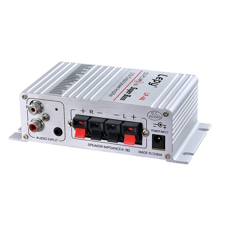 Lepy Auto Moto MP3 MP4 Hi-Fi o Stereo Mini Amplifier 12V 2A