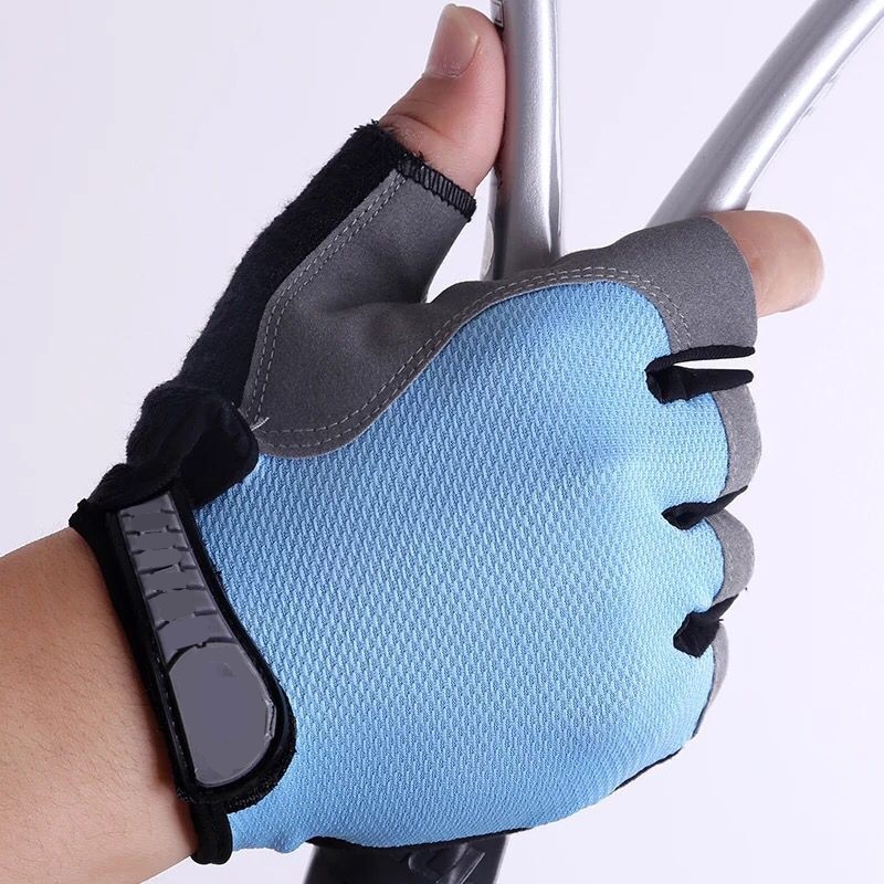 Fietshandschoenen Fiets Handschoenen Fiets Handschoenen Anti Slip Shock Ademende Half Vinger Korte Sport Handschoenen Accessoires Voor Mannen Vrouwen