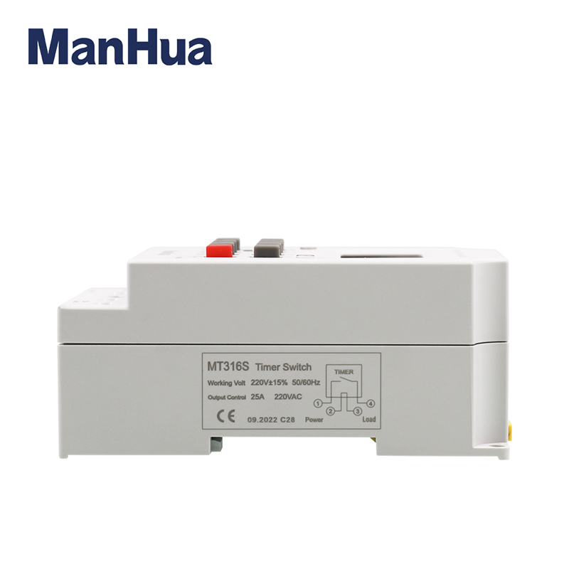 ManHua MT316S 220VAC 25A Din Rail Programmeerbare Elektronische Timer Voor Universele Elektrische Apparaat Digitale Tijdschakelaar