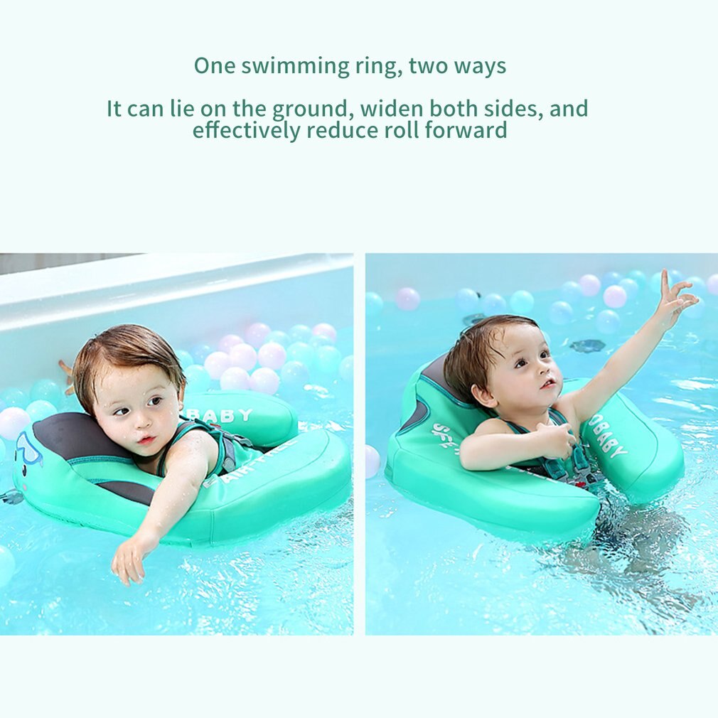 Gratis Opblaasbare Zwemmen Ring Met Zonnescherm Schuur Baby