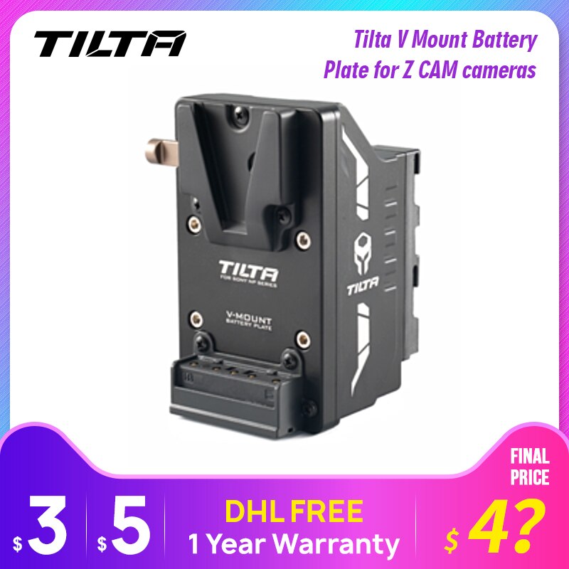 Camera Battery Plate - V-Mount Adapter - for Z CAM & Sony L Series - TA-ABP-G