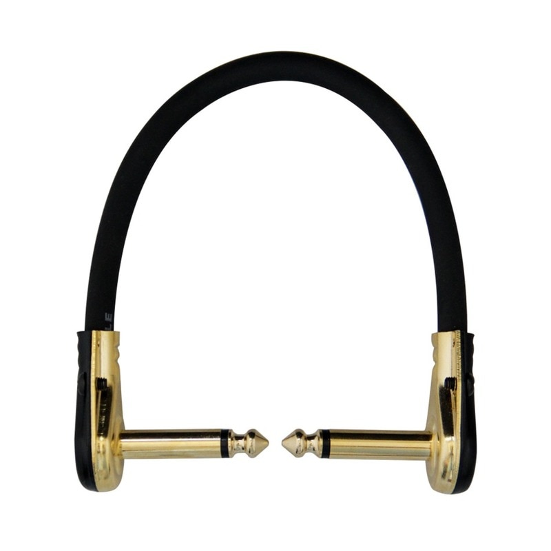 3PCS/ 6PCS Guitar Patch Cables Right Angle 15/30CM 1/4 Instrument Cables for Guitar Effect Pedals