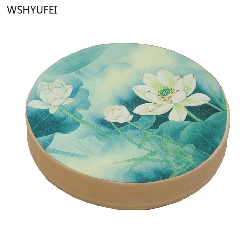 Coussin de méditation en futon chinois, épais, lavable, rond, pour la baie vitrée, le culte, le bouddha, le tatami
