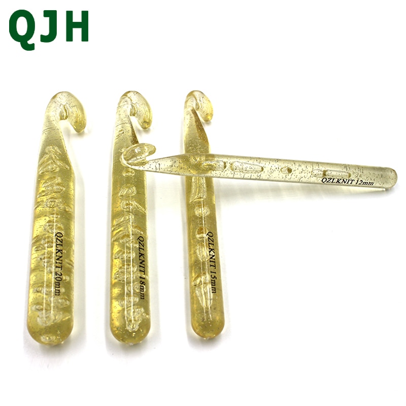 12mm 15mm 18mm 20mm crochet hooks crochet Plastic Knitting Needles Pins for Thick Yarn DIY Crafts Sewing Knitting weaving Tools