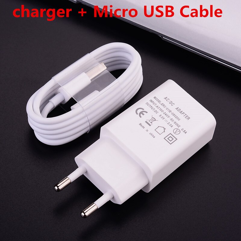 Tipo c cabo para huawei honor 10 9 8 7 lite micro cabo usb para huawei 8c 8a 8x max 7s 7x 7a 7c pro 5v 2a carregador de parede: charger USB Cable