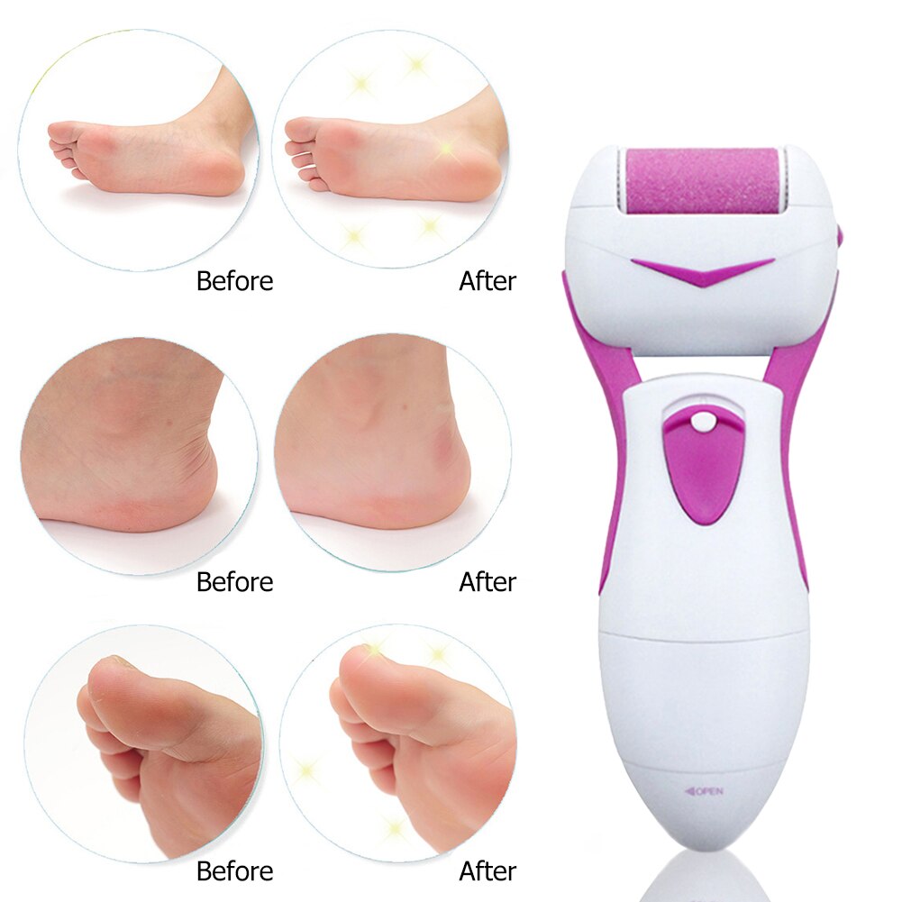Mini Portable Battery Powered Dry Battery Electric Foot Grinder Pedicure Callus Remover Crusty Remover Pedicure