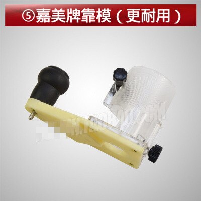 Woodworking edge banding machine edge banding machine tool accessories modification DIY profiling plate bearing accessorie: Dark Grey