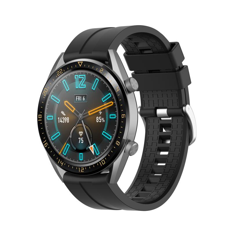 Uhr Smartwatch Armband Ersatz Zubehör Für Huawei Uhr GT 46mm Offizielle Silikon Strap Universal Display Breite 22MM