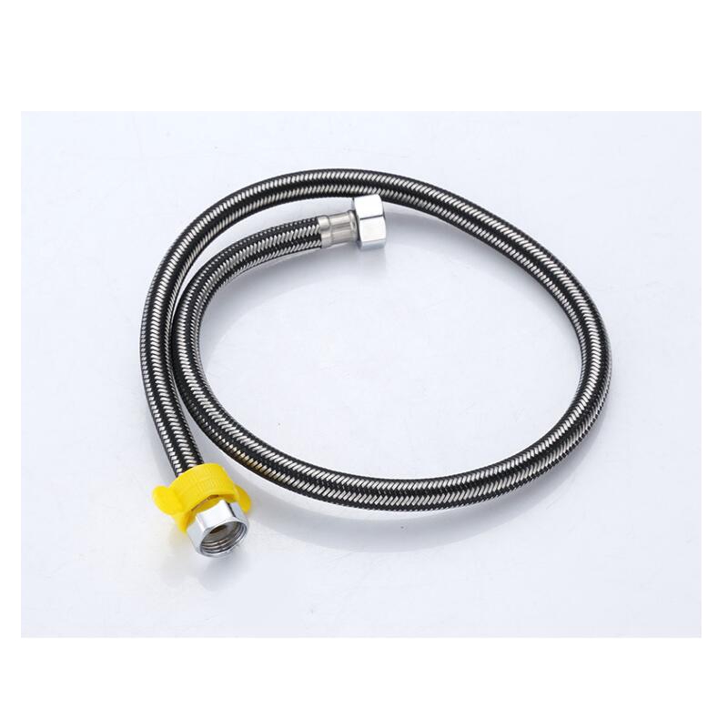 Manguera trenzada de Metal de acero inoxidable 304 SS304, trenza de 1/2 pulgadas, rosca hembra, tubo calentador de agua a prueba de explosiones, frío y
