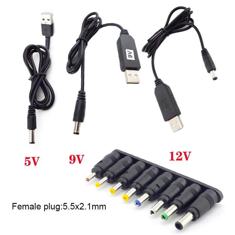 Usb Naar Dc Kabel Universele Usb Naar Dc Jack Oplaadkabel Stekker Connector Adapter Voor Router Mini fan Speaker