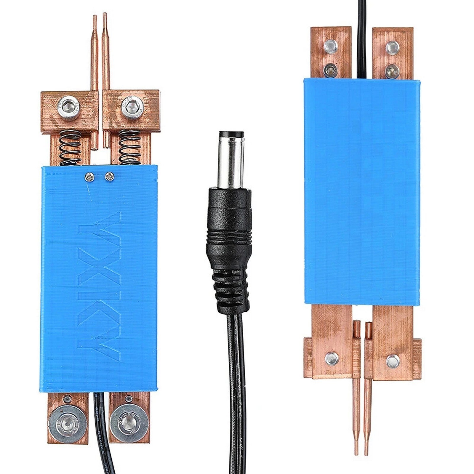 Spot Welding Tool Automatic Trigger Handle with Thick Copper Strips Integrated Pen Double Springs Spot Welding Pen Portable