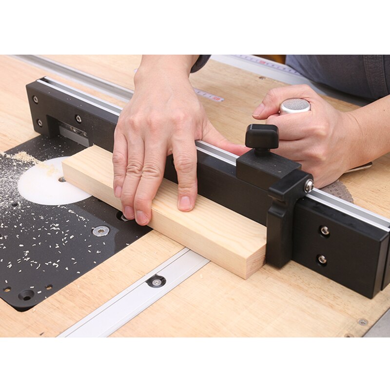 450mm Miter Gauge With Track Stop Table Saw Router Miter Gauge Sawing Assembly Ruler For Woodworking DIY Tools