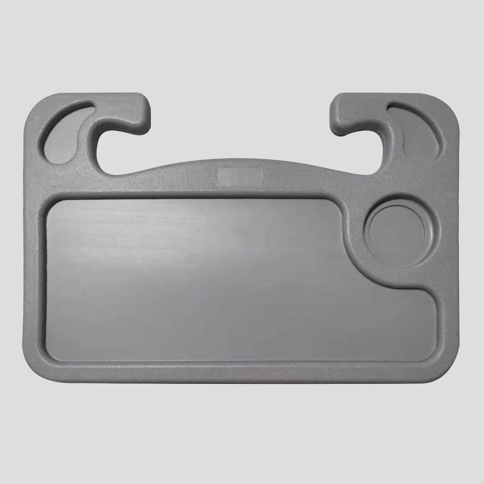 Steering Wheel Desk Car Tray Laptop Lunch Travel Table Compact Hook on Multi-functional Holder for Eating Working Grey/Black: Gray