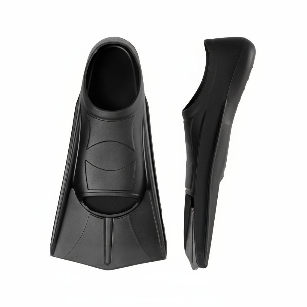 Silicone Fins Swim Training Snorkel Short Diving Flippers Frog Shoes Men Women Breaststroke Freesnorkel Swimming