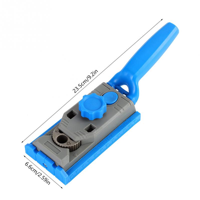 Mini Guide de perçage de trous pour le bois, outil de repérage de la menuiserie pour percer des trous et Oblique de 6/8/12mm