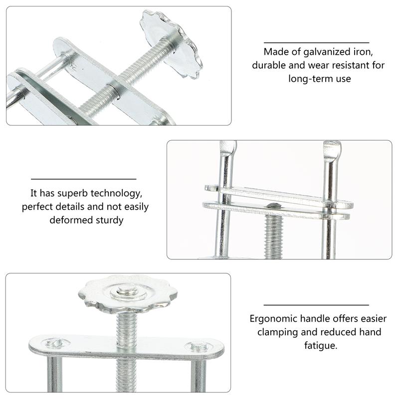 10pcs Flow Control Tubing Clamps Adjustable Swivel Screw Compressor Hose Clamp