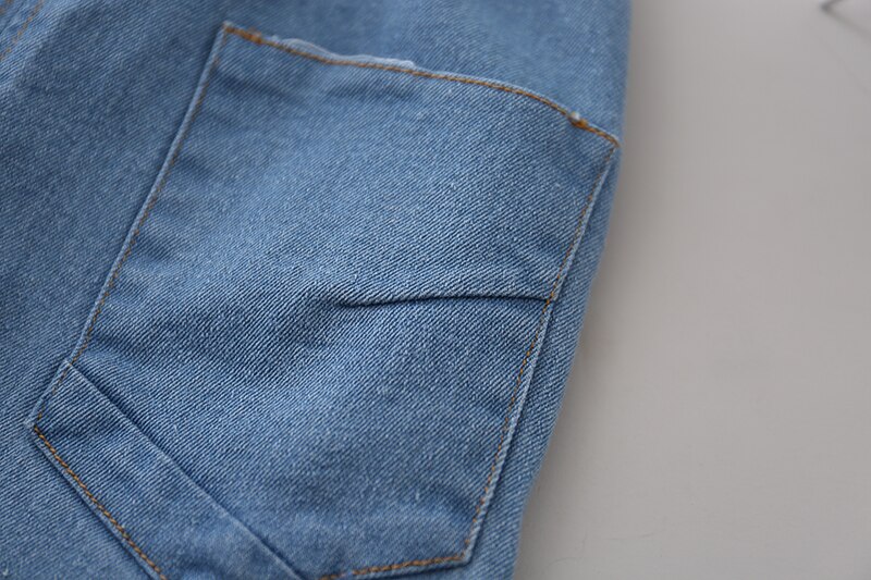 Pantalones de de primavera y otoño para niños y niñas, pantalones de costura con las letras Baby para niños, pantalones vaqueros casuales para niños
