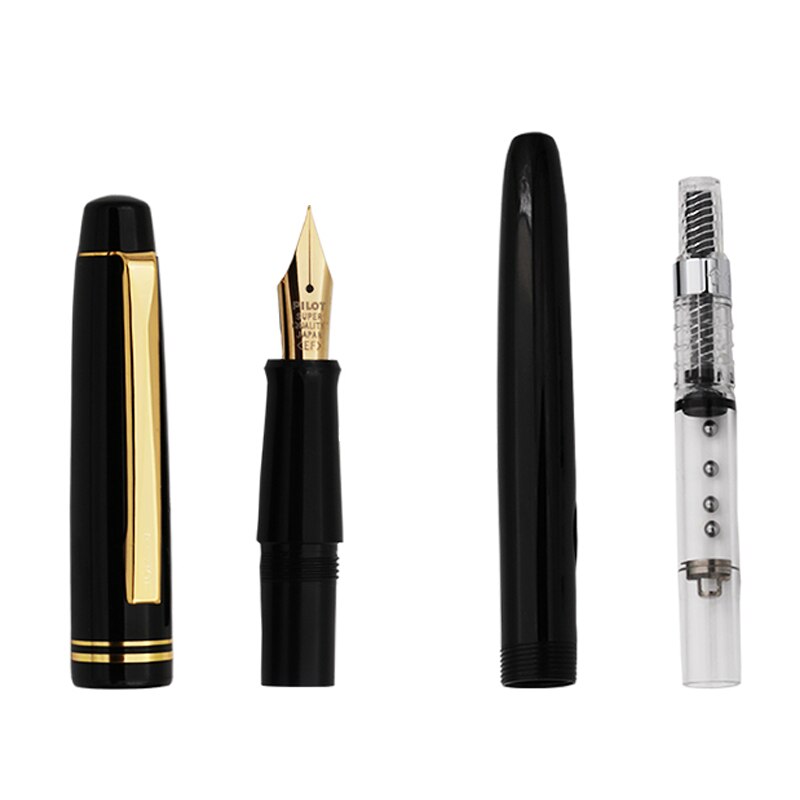 PILOT 78G Pen FP-78G Student Writing Ink Pen Transparent Fine EF / F/M Tip Wannian Gold Ink Pen Writing Painting Tools