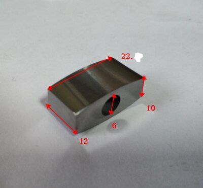Wire-Electrode Cutting Conductive Block Hapden Polished Tungsten Steel Conductive Block 12*12*614*14*8: Yellow