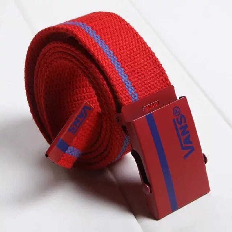 Hommes femmes ceinture ceinture 110cm noir blanc Plaid ceinture toile damier ceintures Cummerbunds toile taille ceintures décontracté damier: Red blue