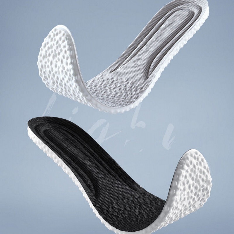Women Men Soft Elastic Sport Insoles for Shoes Sole Cushion Running Shock Breathable Deodorization Memory Foam Shoe Insert Pads