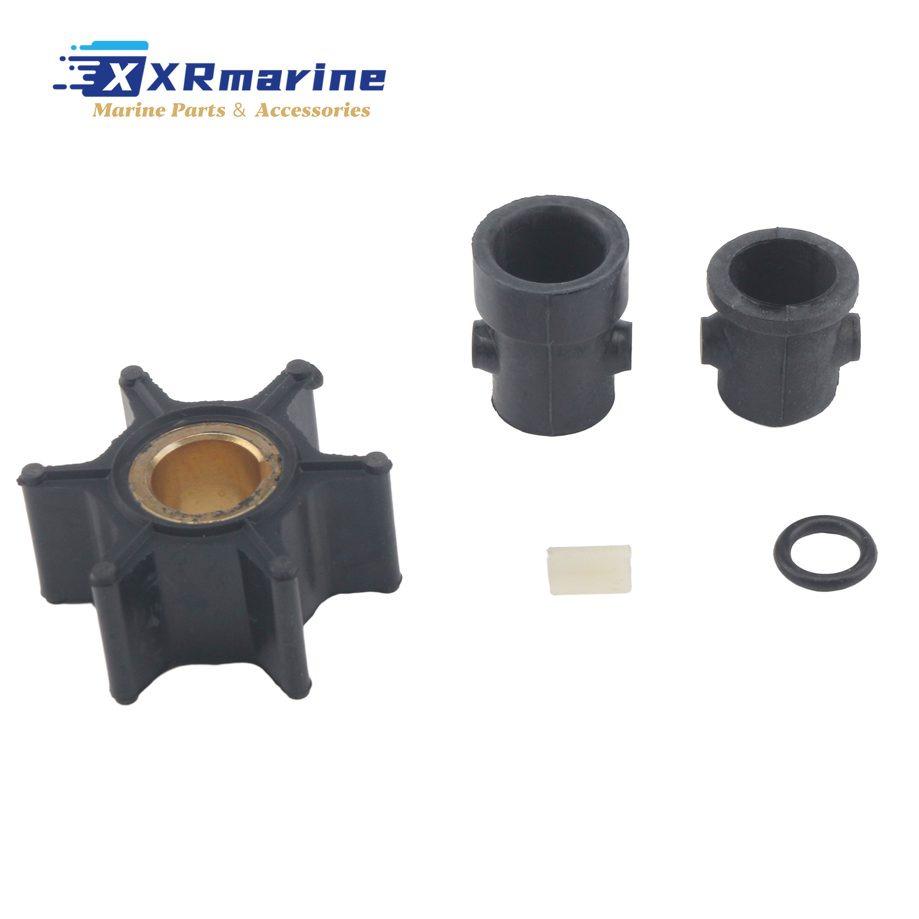 396644 Water Pump Impeller Repair Kit W/ Housing Compatible with Johnson Evinrude 4HP 4.5HP 5HP 6HP 7.5HP 8 HP Outboard Motors