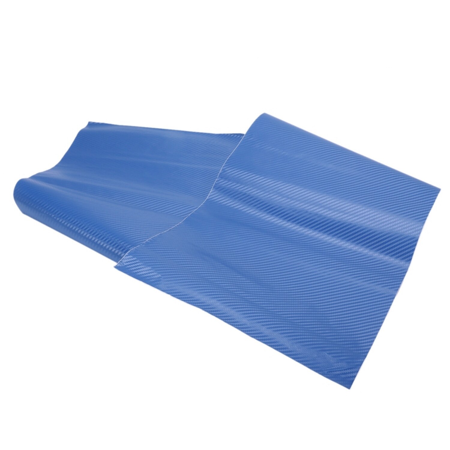 2x DIY 30X127 3D Carbon Fiber Decal Vinyl Film Wrap Roll Adhesive Car Sticker Sheet Blue & Green