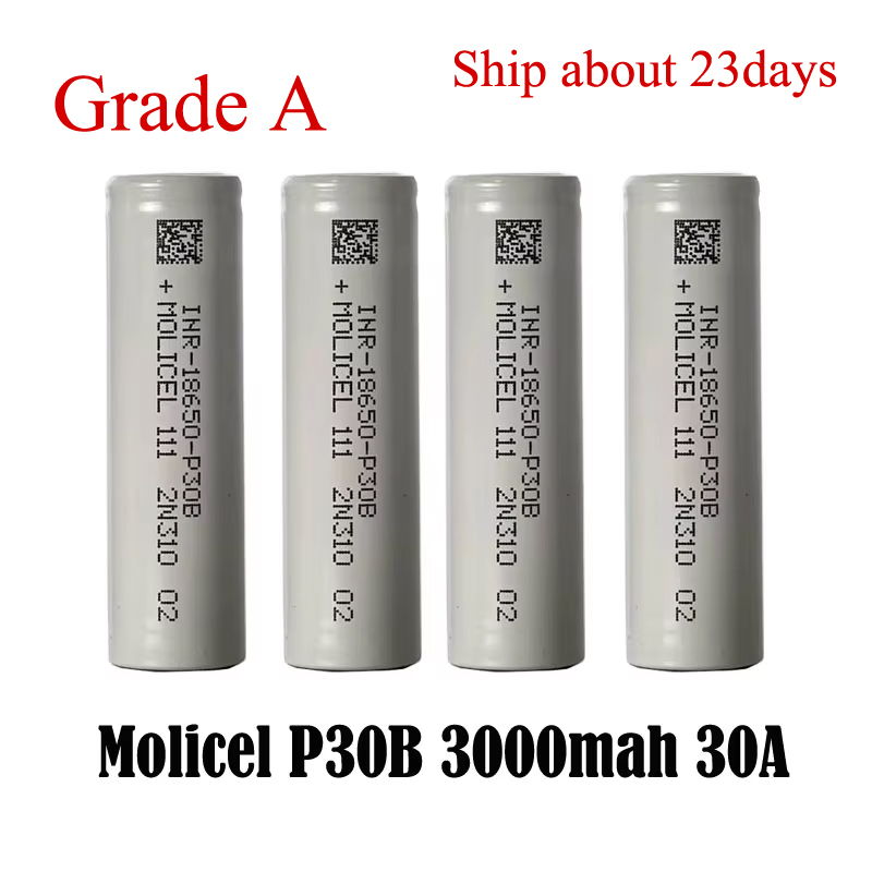 Batterie d'origine Molicel P30B 18650 3000 mah 30A 3.7 v Batteries au Lithium rechargeables à décharge élevée pour jouets d'outils électriques
