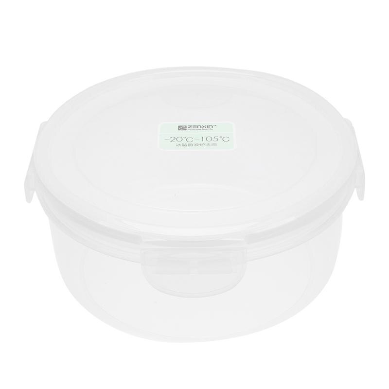 Plastic Preservation Box Large Capacity Round Case Kitchen Food Storage Box Transparent Food Container For Home