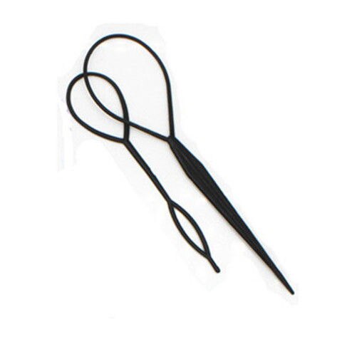 Hår som är lätt att använda för hår som korsar varandra kvinna långt hår flätare verktyg twist styling dra mönster hårnålar  x 2