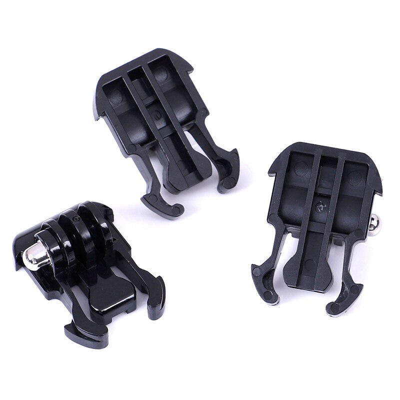 3Pcs Helm Borstband Adapter Voor Go Pro Hero 4 3 Xiaomi Yi Sjcam Quick Release Gopro Gesp Basic mount Platte Gesp Clip