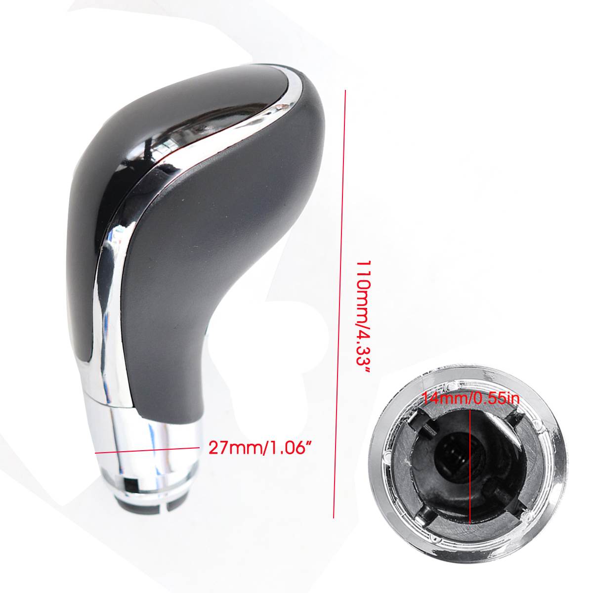 Automatische Auto Chrome Pookknop Lever Shifter Gearstick Voor Opel/Vauxhall Insignia/Astra J Voor Gm/buick Regal -